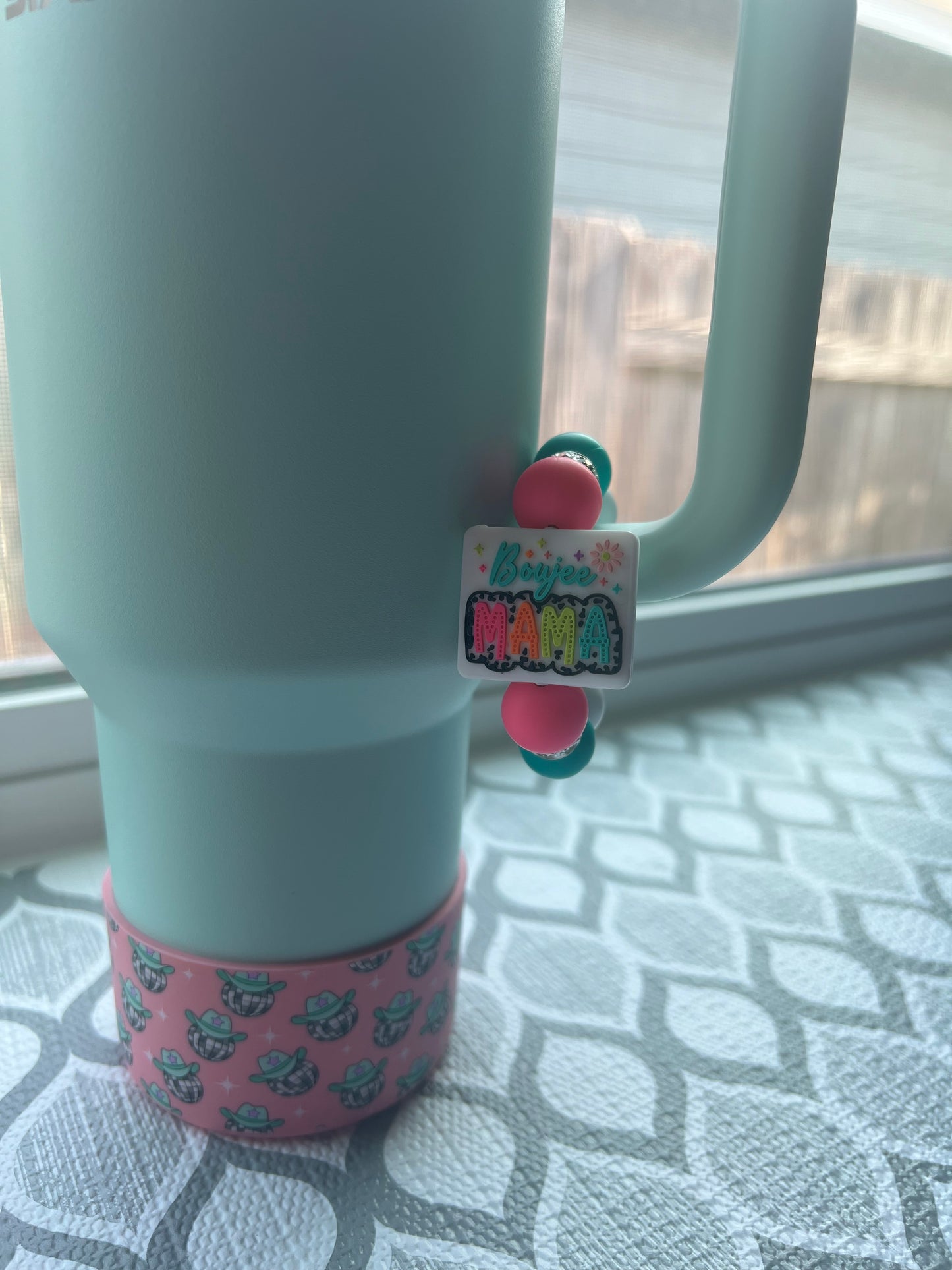 Boujee Mama Tumbler Handle Charm