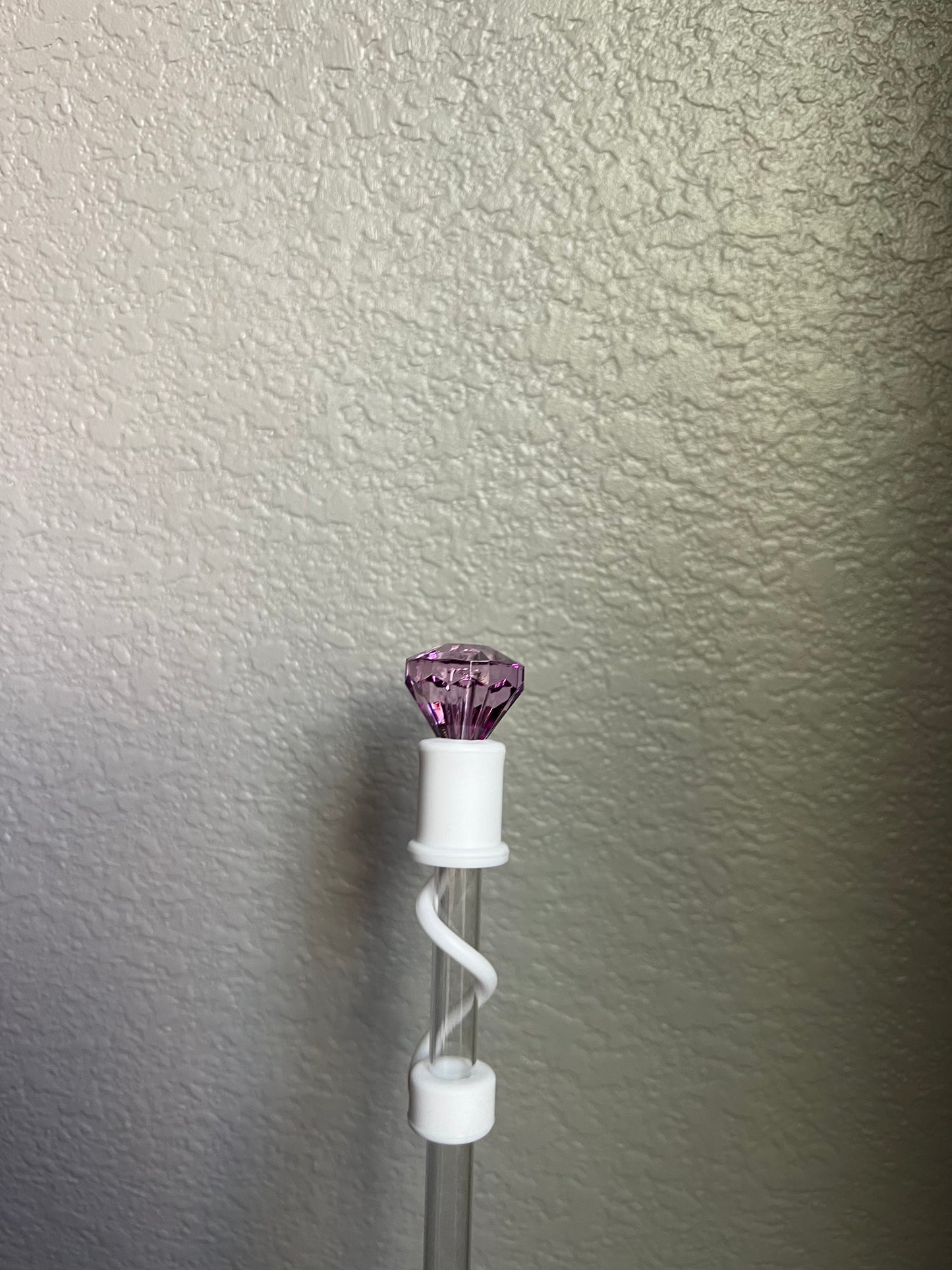 Lavender Haze Diamond Straw Topper