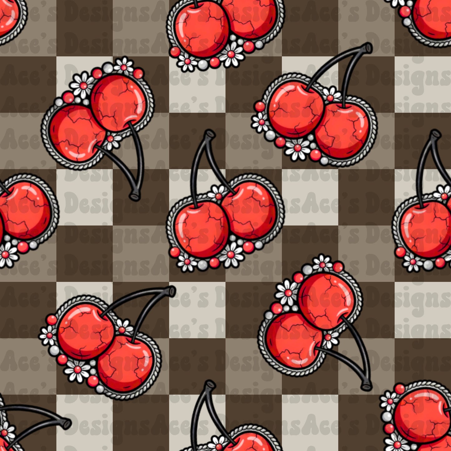 Red Cherries Seamless File