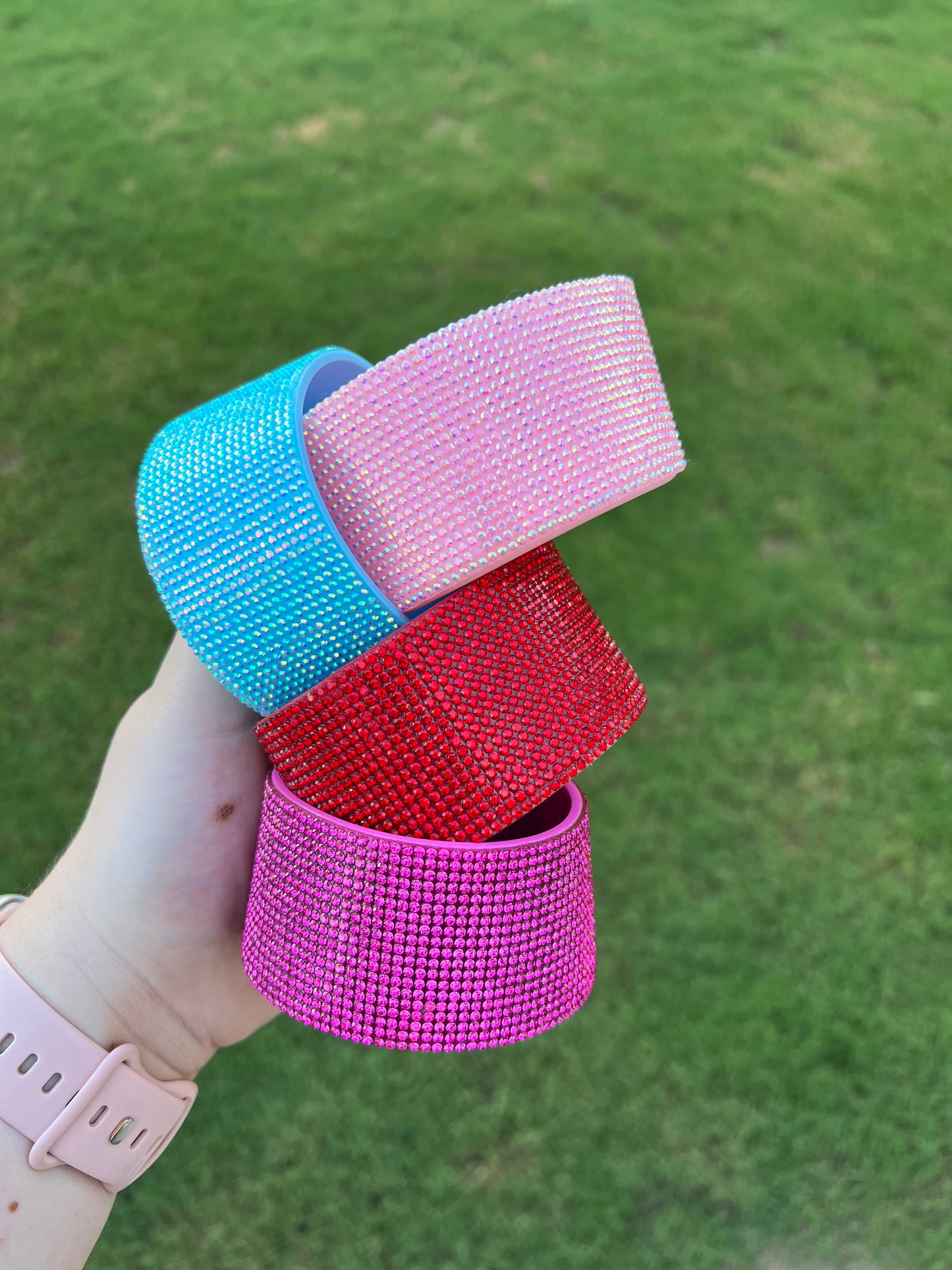 Blinged Out Silicone Tumbler Boots