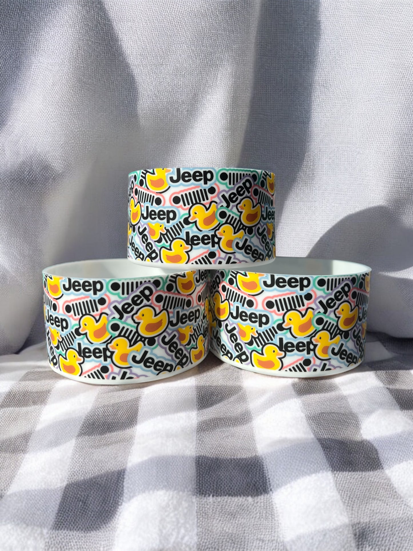 Duck Duck Jeep Silicone Tumbler Boot