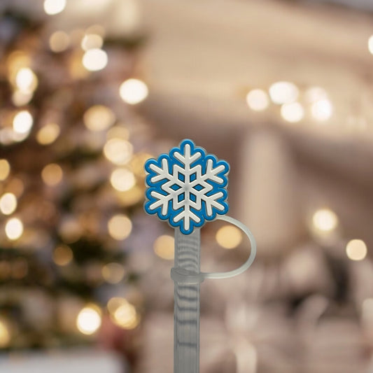 Snowflake LED Straw Topper