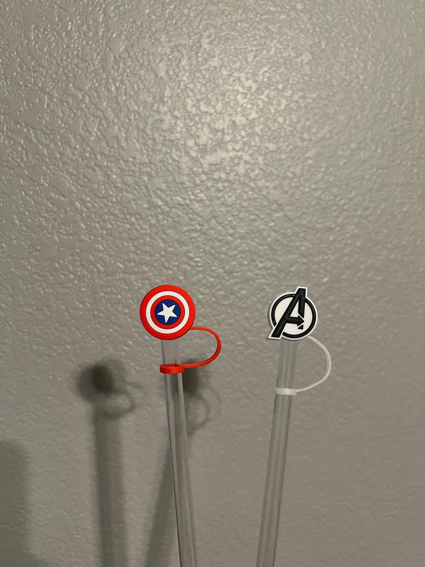 Super Hero Straw Toppers