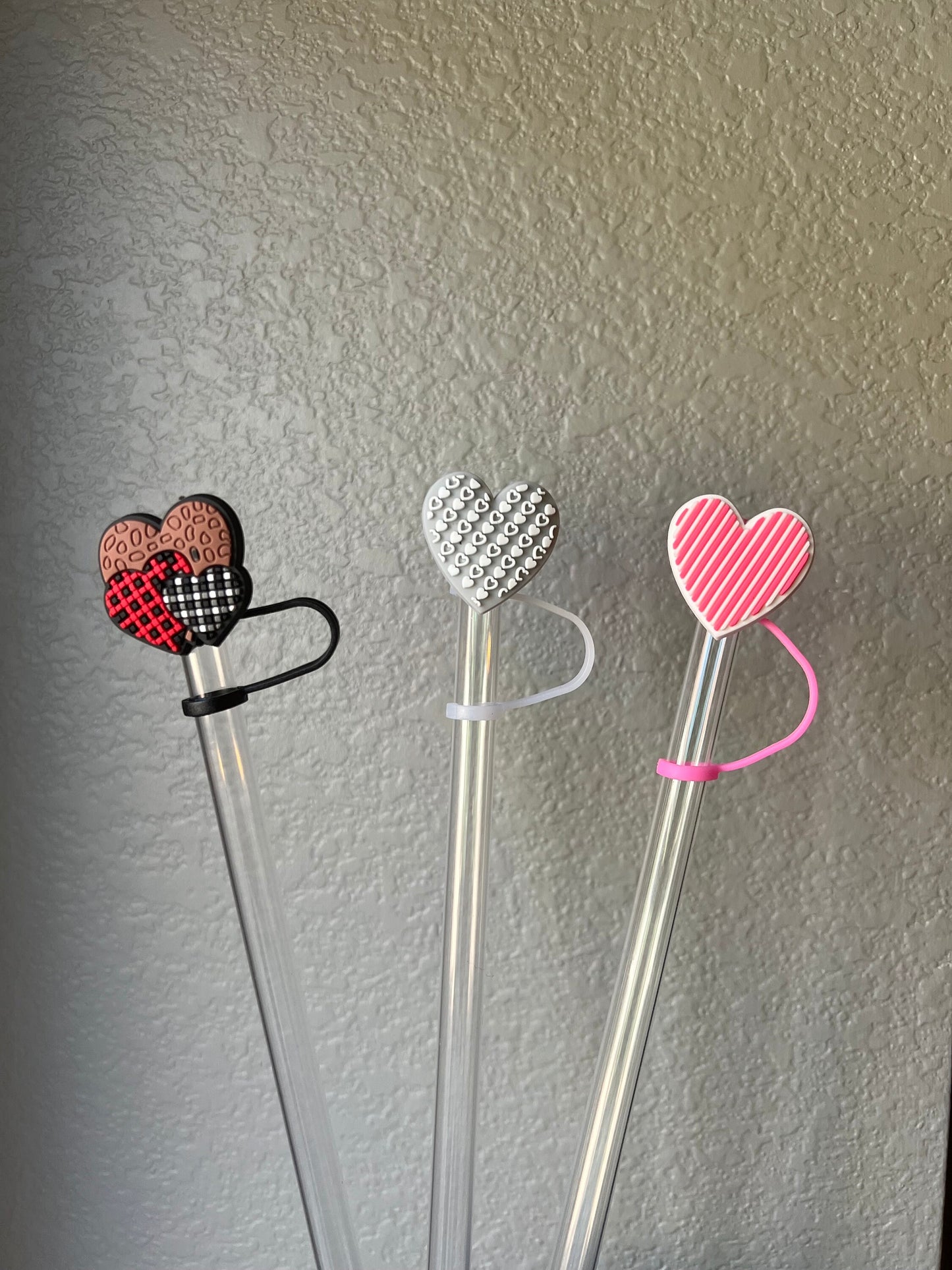 Heart Straw Toppers