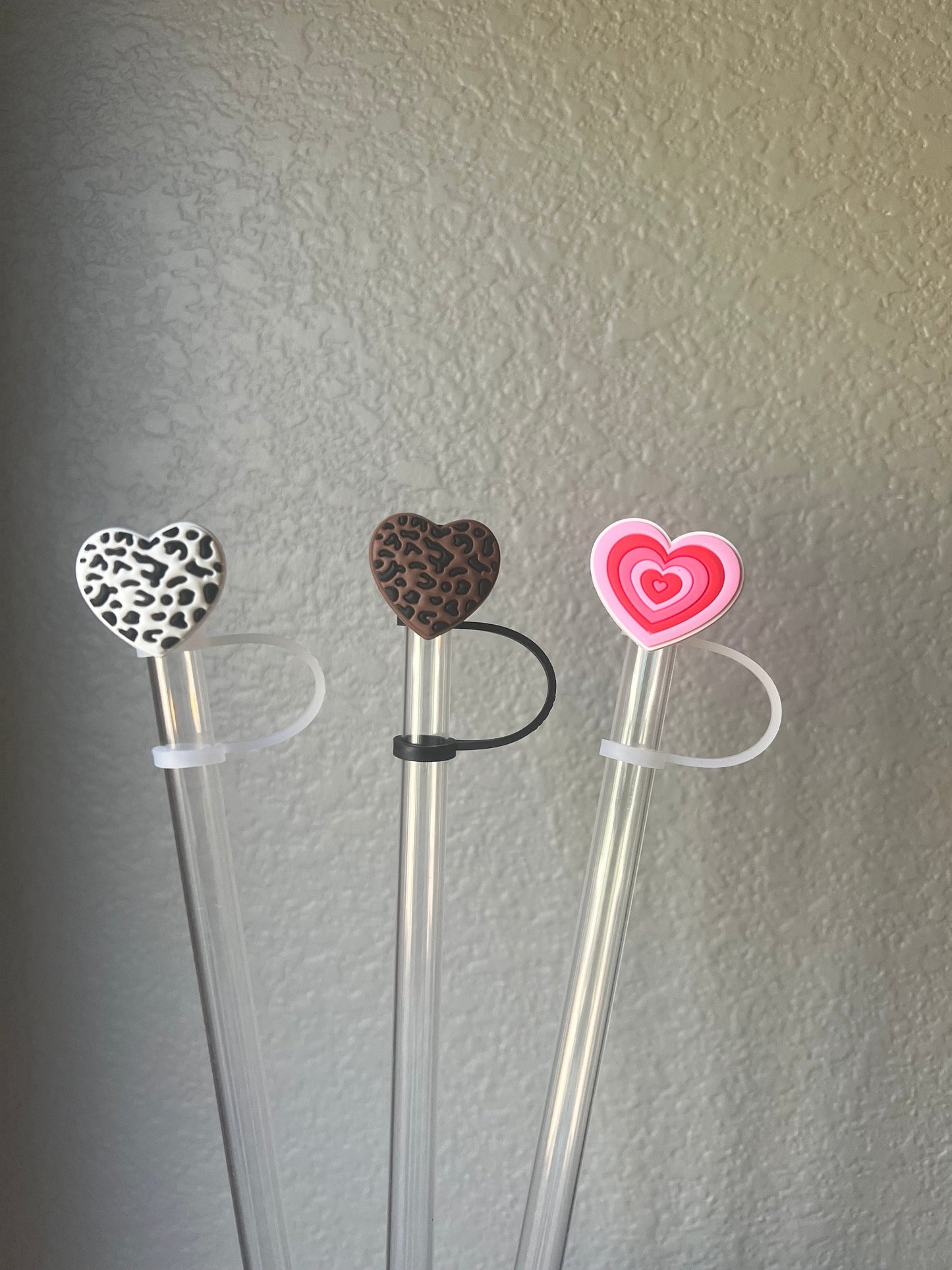 Heart Straw Toppers