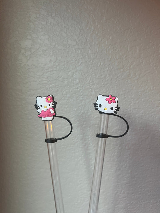 Hello Kitty Straw Toppers