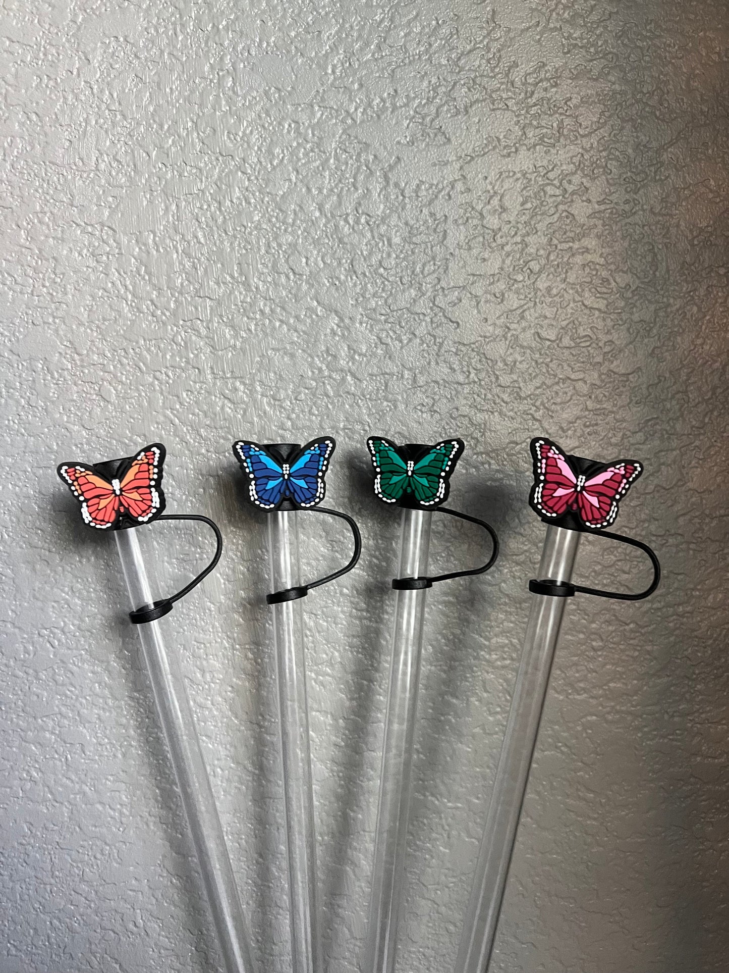 Butterfly Straw Toppers