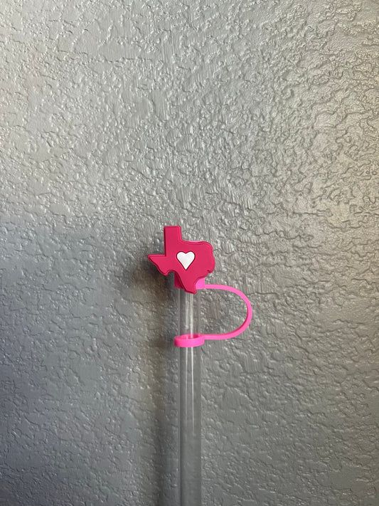 Texas Love Straw Topper