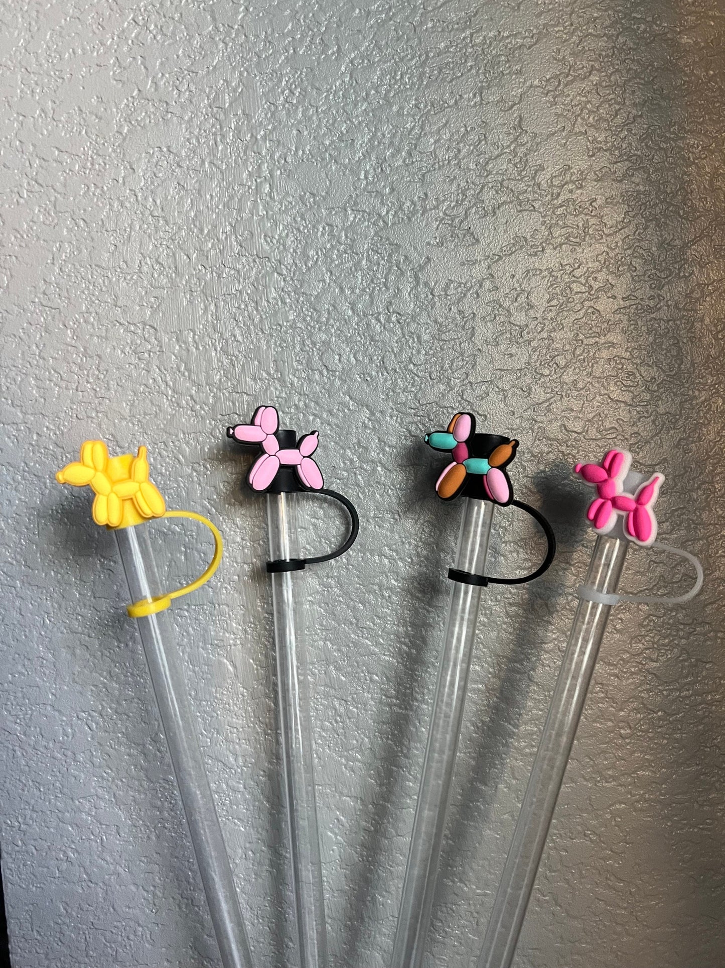 Balloon Dog Straw Toppers